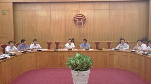 Thứ trưởng Nguyễn Hồng Trường làm việc với UBND TP. Hà Nội về công tác GPMB các dự án quan trọng trên địa bàn
